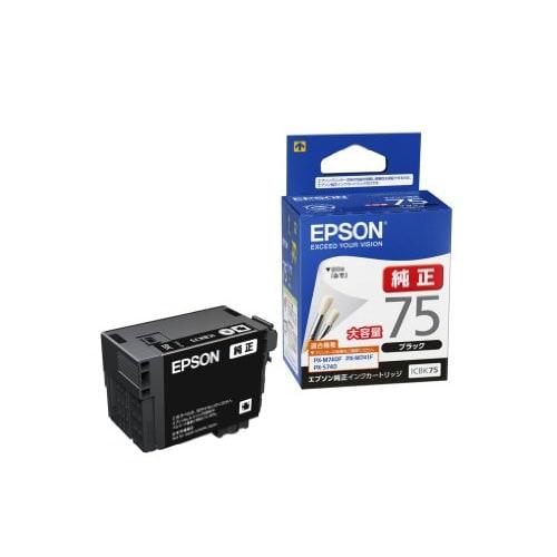 Epson Genuine Ink Cartridge Fude ICBK75 Black Large Capacity