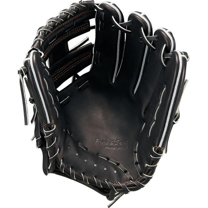 ZETT Hard Baseball Glove Prostatus Second/Short Right Hand Black(1900) Size: 4 Made in Japan BPROG565