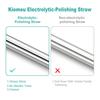 Kiemeu Reusable Dishwasher Safe Stainless Steel Metal Straws for 20oz and 30oz Tumblers