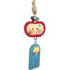 Lucky Ping An Apple Resin Pendant: Cute Backpack Charm, Phone Chain, or Keychain—Perfect Small Gift