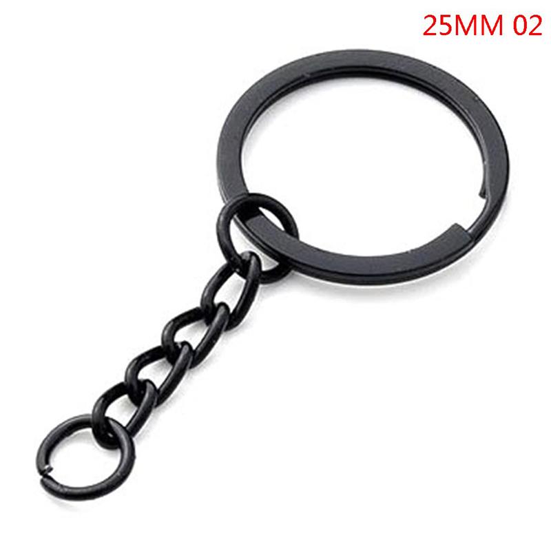 10Pcs Black 25Mm 30Mm Lobster Chain Key Chain Bag Diy Jewelry Making Accessories