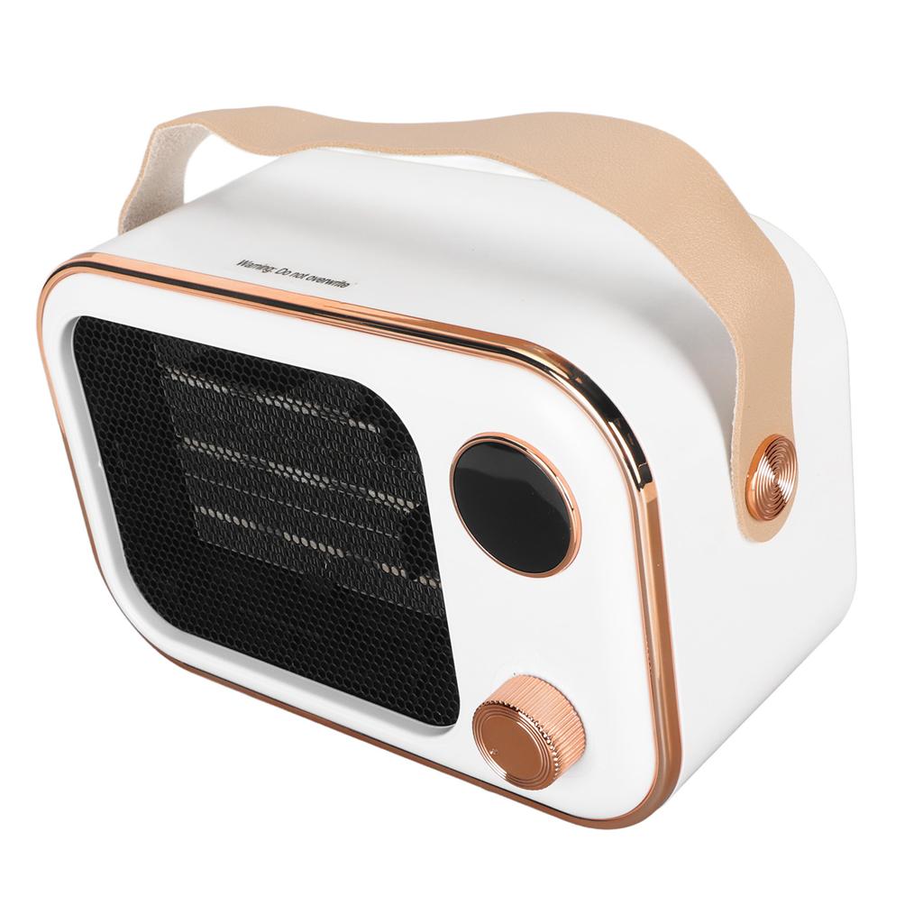 Electric Space Heater 800?1200W 2 Temperature Mode All Round Warmth Small Heater Fan for Indoor