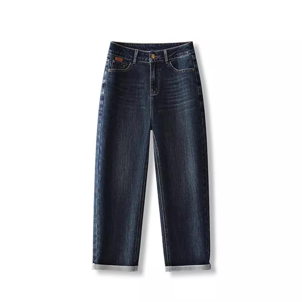 

Women s Spring High-Waisted Slimming Jeans - Elastic, Loose, Versatile Casual Harem Pants 3XL [136-150 lbs]