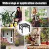 Flower Pot Stand Metal Plants Display Decoration Heavy Duty Stands Planter Holder Flower Pot Stable Display Rack With Non-slip