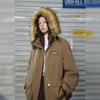 unifree Women's Loose Fit Big Fur Collar Down Parka