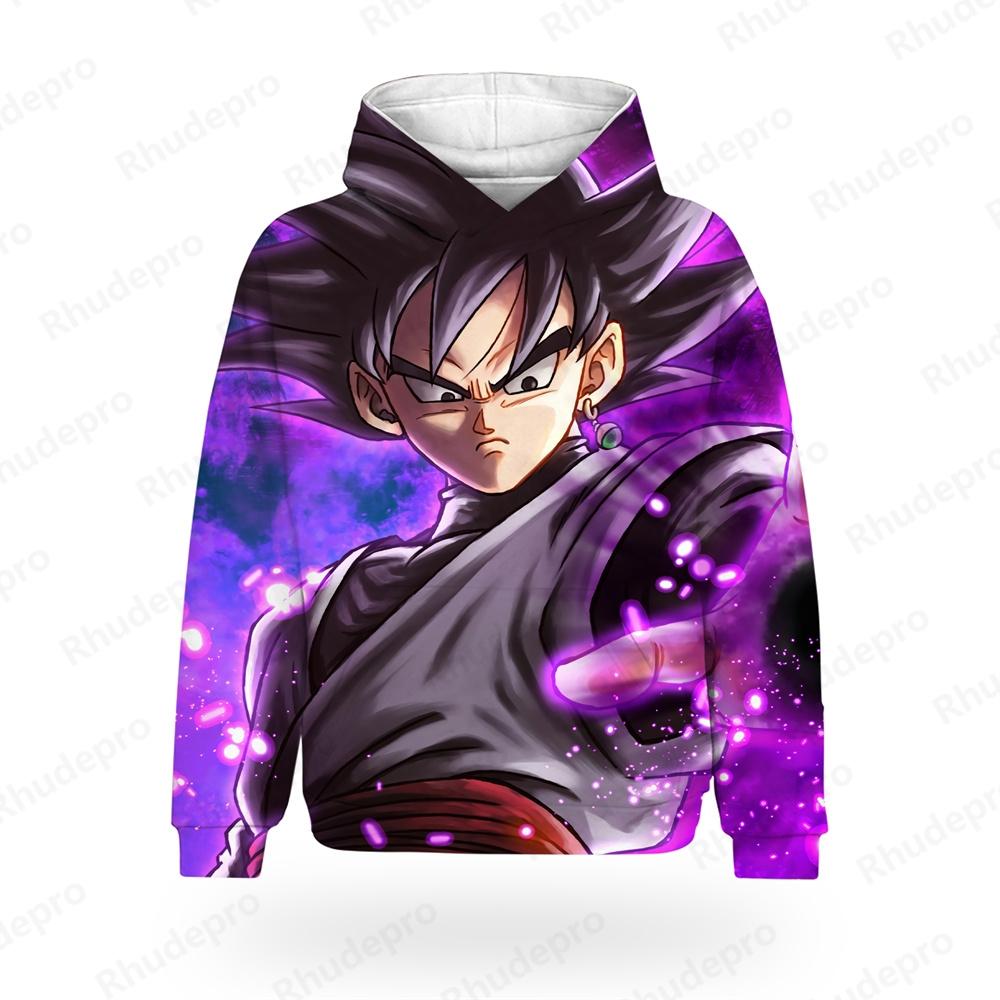 Boy Clothes Men Goku Harajuku Style Vegeta High Street Dragon Ball Couple Outfit Gym Hoodie Man Long Sleeve Tee Tops 2025