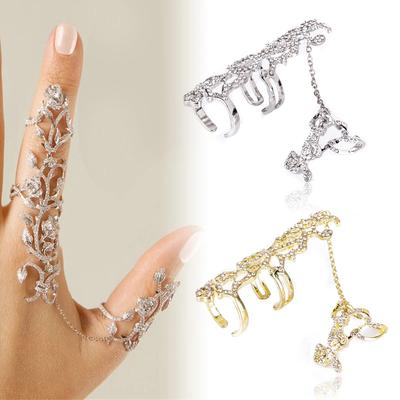 Ringe Mehrfach Finger Stapel Knöchel Band Set Damen Modeschmuck ADM