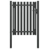 Garden Fence Gate Steel 1x1.7 M