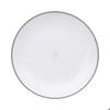 Assiette Plate - Collection Pastel - 25cm - Polystyrène Dur - Compatible Lave-vaisselle - Noir