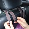 Car Interior Hook Autos Headrest Storage Hanger Cars Seat Back Leather Hook Stylish Design for Handbag Purse Coat Anti-Scratch