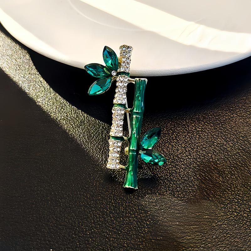 Elegante chinesische Retro-Emaille-Brosche Phönix & Schmetterling für Damen