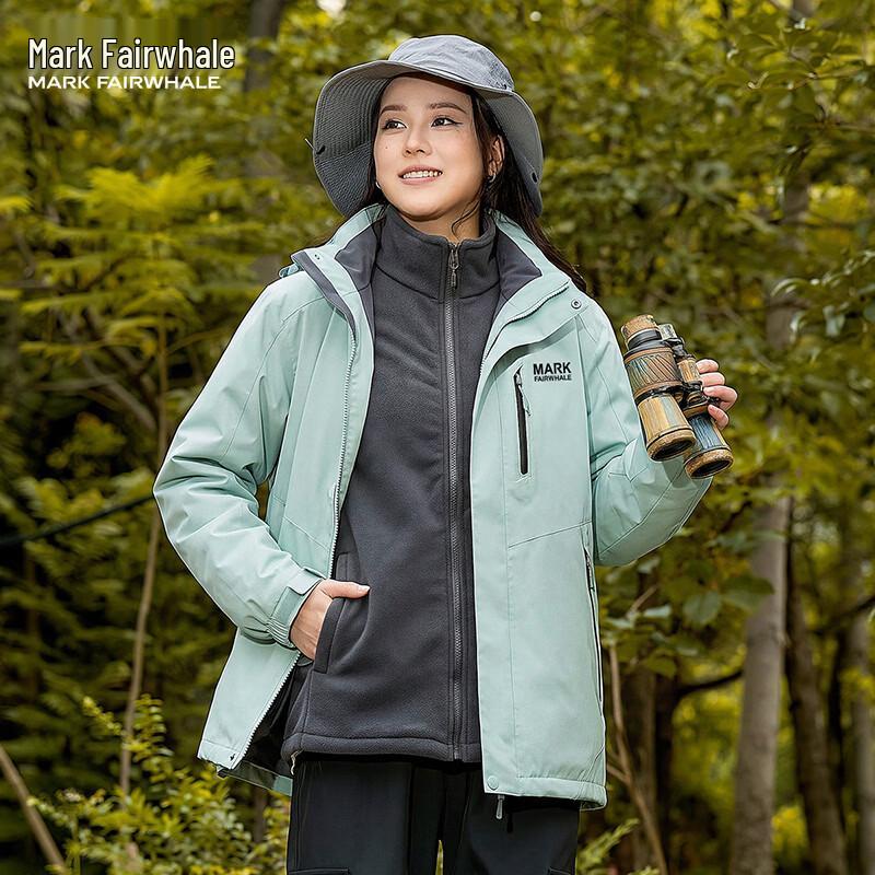 MARK FAIRWHALE 3-in-1 Men's Fleece-Lined Windbreaker Jacket