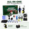 Golf Adventskalender, -Tage Countdown-Kalender mit Zubehör und Werkzeugsatz