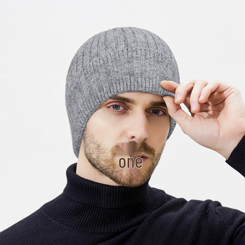 

Унисекс Плюшевая Подкладка Вязаная Шапка-Бини One Size