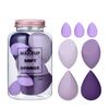 MACPLUS Makeup Sponge Set Blender with Egg Case, Soft Sponge For Liquid Foundation, Creams, and Powders Latex Free Wet and Dry Makeup (Multicolor 4