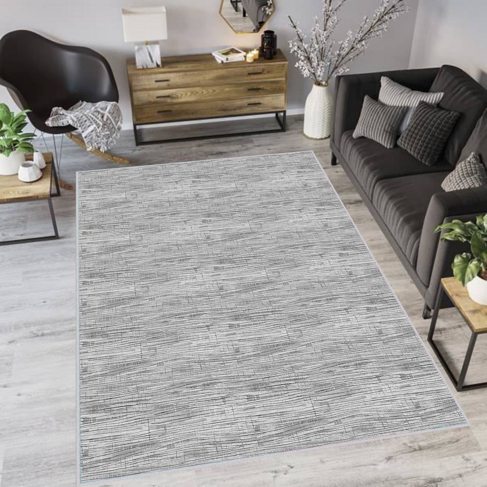 

Eliana Home Washable Printed Carpet LNA1114 50x80 серый