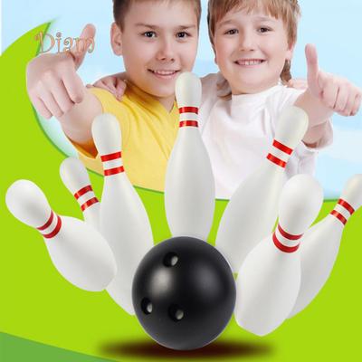OBS 12 Teile/satz Kleinkind Kinder Bowling Spiel Set Outdoor Indoor Sport Lernen Spielzeug Geschenk