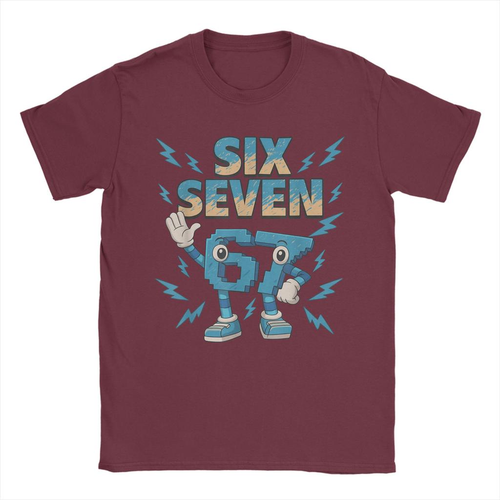 Men Women's T-Shirt Meme 67 Six Seven Italian Brainrot Funny T-Shirts Harajuku Summer Tees Tops Plus Size 6XL