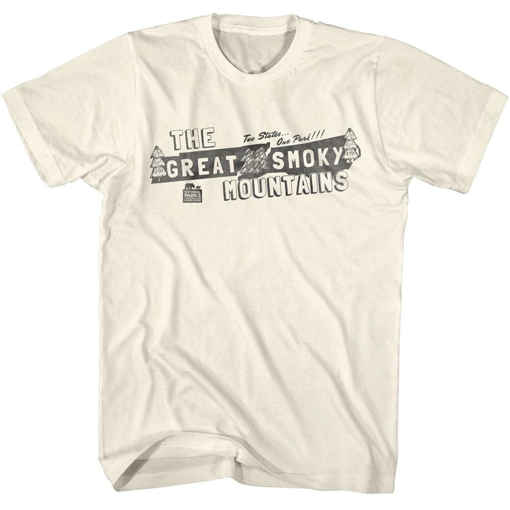 United States National Parks The Great Smoky Mnts 2 States 1 Park Men T Shirt M