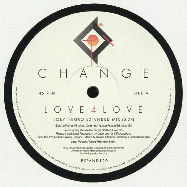 12inch Record CHANGE - Love 4 Love / Make Me (Go Crazy)  EXPAND120 Expansion 2019 UK Dance & Electronica