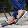 Fashion Male Classic Boat Shoes Leather Hot Sale New Men's Outdoor Walking Shoes Men Wedding Dress Shoes Lace-Up Fashion Men Loafers