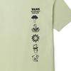 Vans Comfortable Breathable Simple Round Neck Short Sleeve T-Shirt Unisex Tops Light-Green VN0008ZABQH
