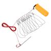 Fish Stringer with 10 Fish Buckles High Strength Tensile Force Detachable Portable Live Fish Lock For Outdoor Fishing