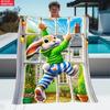 Climbing Bunny thin Flannel Blanket for Bedrooms,Living Rooms,Sofas Blankets,Lunch Breaks,Picnics,blankets fluffy custom blanket
