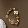 Luxury Pearl Inlaid Bracelet Watch Fashion Women Quartz Watches Brand Oval Dial Dress Wristwatches Dropshipping Relogio Feminino