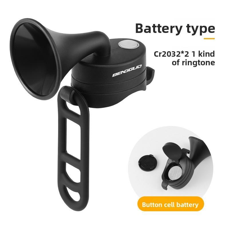 

Bicycle Bell Kids Portable Abs Kids Bike Horn For Mountain Cycling Safety Battery Model