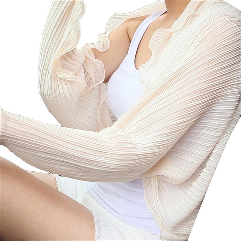 Sun Protection Sleeves Fashion Summer Women Arm Sleeves Chiffon Protective Arm Sleeves Driving Sleeve Shawl Scarf Cool