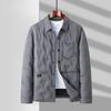 Winter New Men's Down Jacket Fashionable Casual Versatile Light and Thin High-end Lapel Down Jacket Men