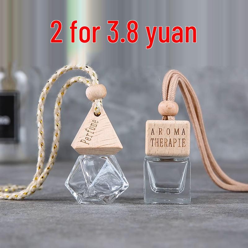 Car Aromatherapy Essential Oil Refillable Pendant for Rearview Mirror