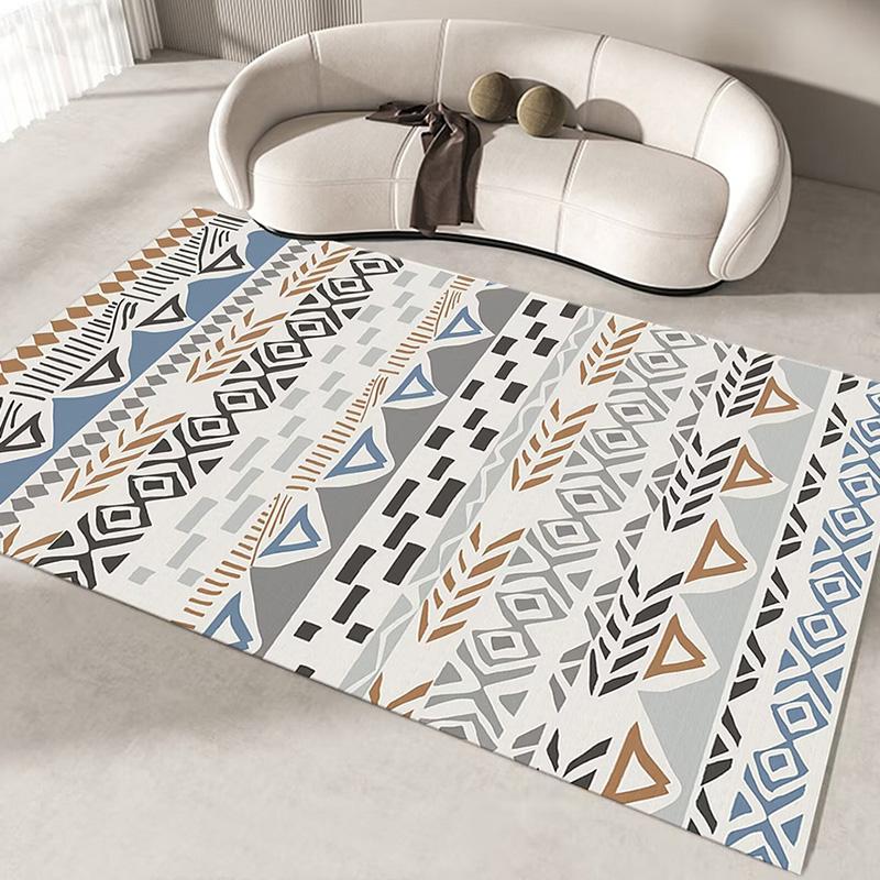 Modern Simple Household Mat Living Room Large Size Luxury Carpet Non-slip Bedroom Bedside Bay Window Rug Washable Kitchen Rug