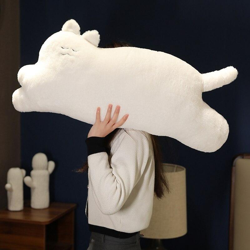 1pc 70cm Kawaii Creative Cat Peluche Toys Cute Stand Lying Cat Pillow Soft Sofa Cushion Dolls Stuffed For Girls Children Gifts