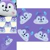 Purple Mang Stuffed Animal Pillow For Kids Cartoon Character Plush Toy