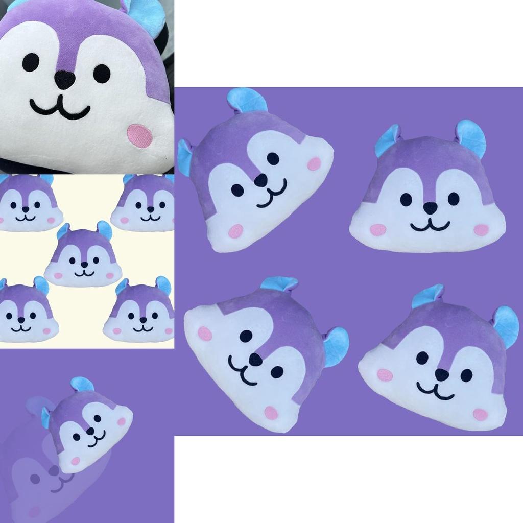 Purple Mang Stuffed Animal Pillow For Kids Cartoon Character Plush Toy
