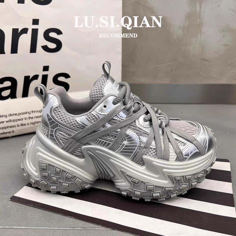 Tire platform women's spring new breathable versatile casual sports shoes