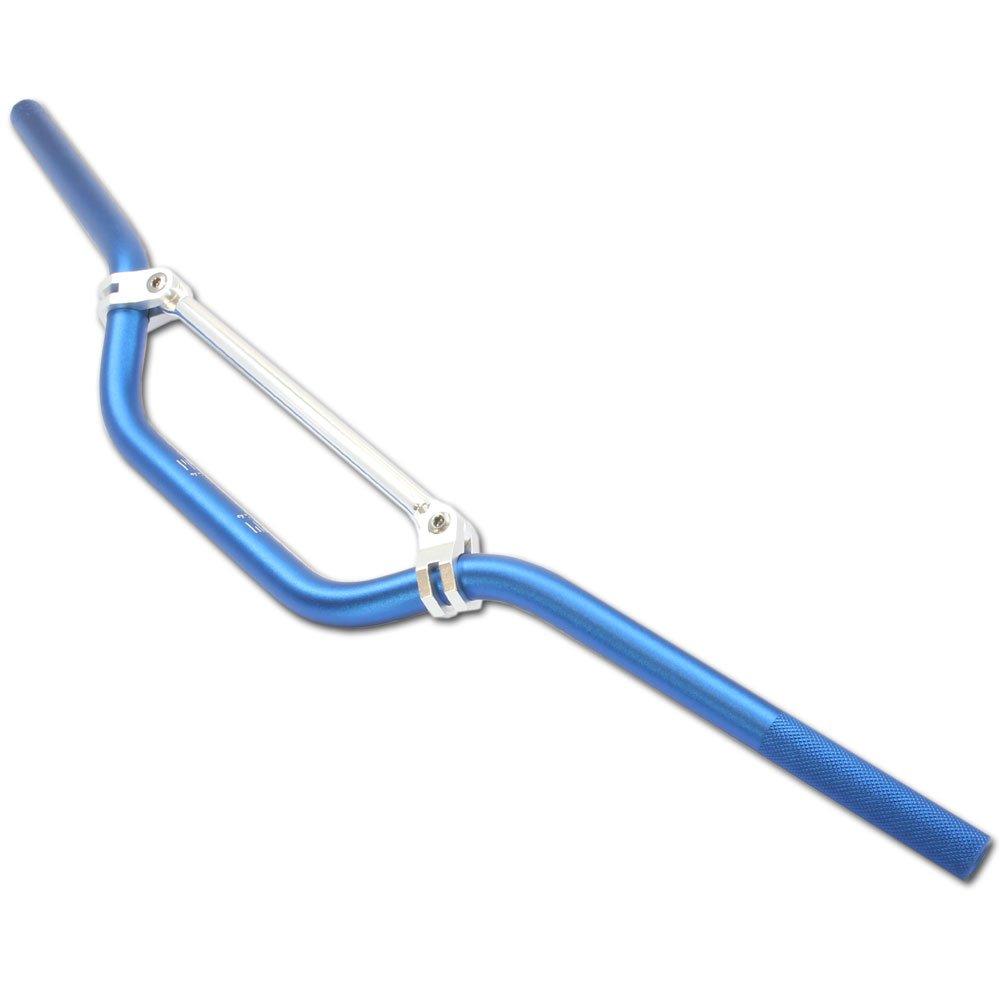Rise Corporation Handlebar with Handlebar High Blue Off-Road Handlebars, 22.2mm Type, Brace, Type, Aluminum, (T05Z9990081BL)