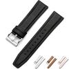 Fogman Watch Strap Replacement, Stylish and Cute Genuine Leather Watch Band for Men and Women (20mm, Black)