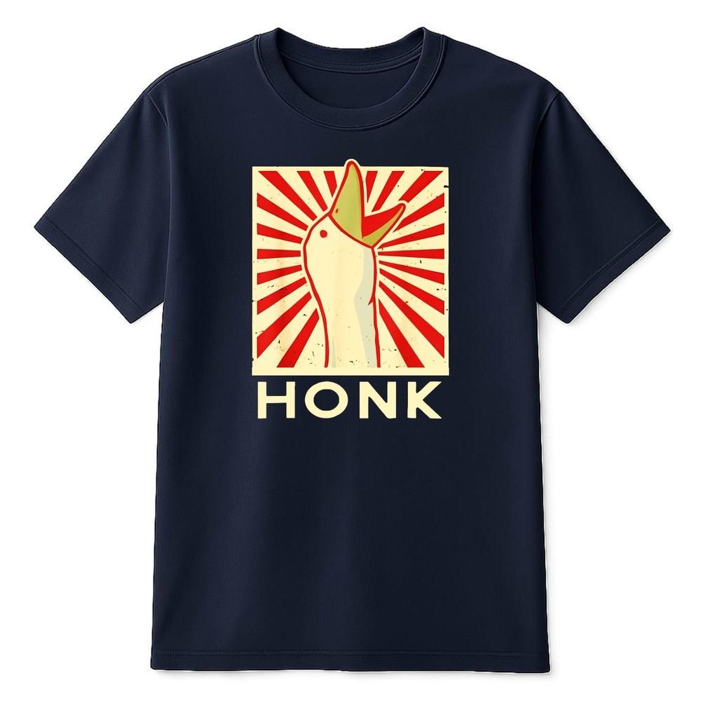 Honk goose Funny Duck chicken meme T Shirt Funny Humour Apparel Gift Unisex Top S