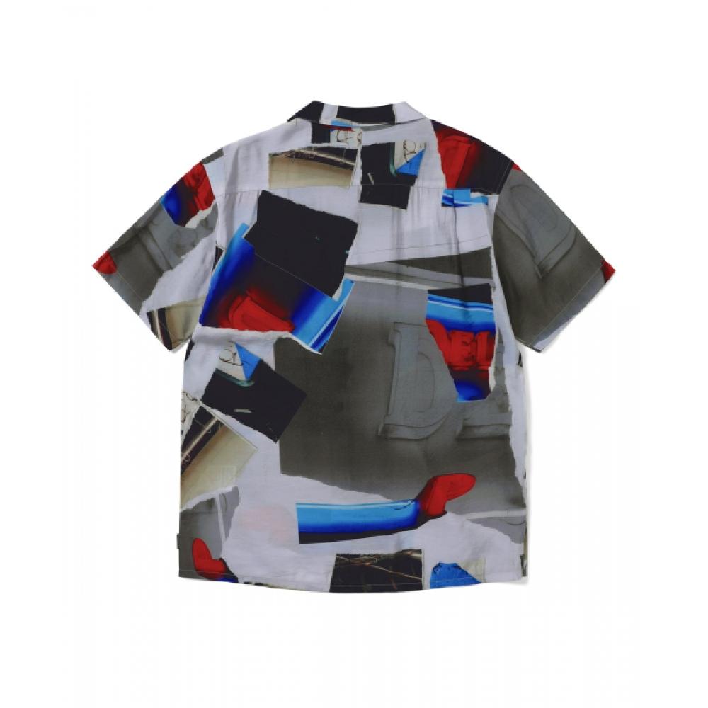 ThiSiSneverthat Torn Rayon S S Shirt Multi