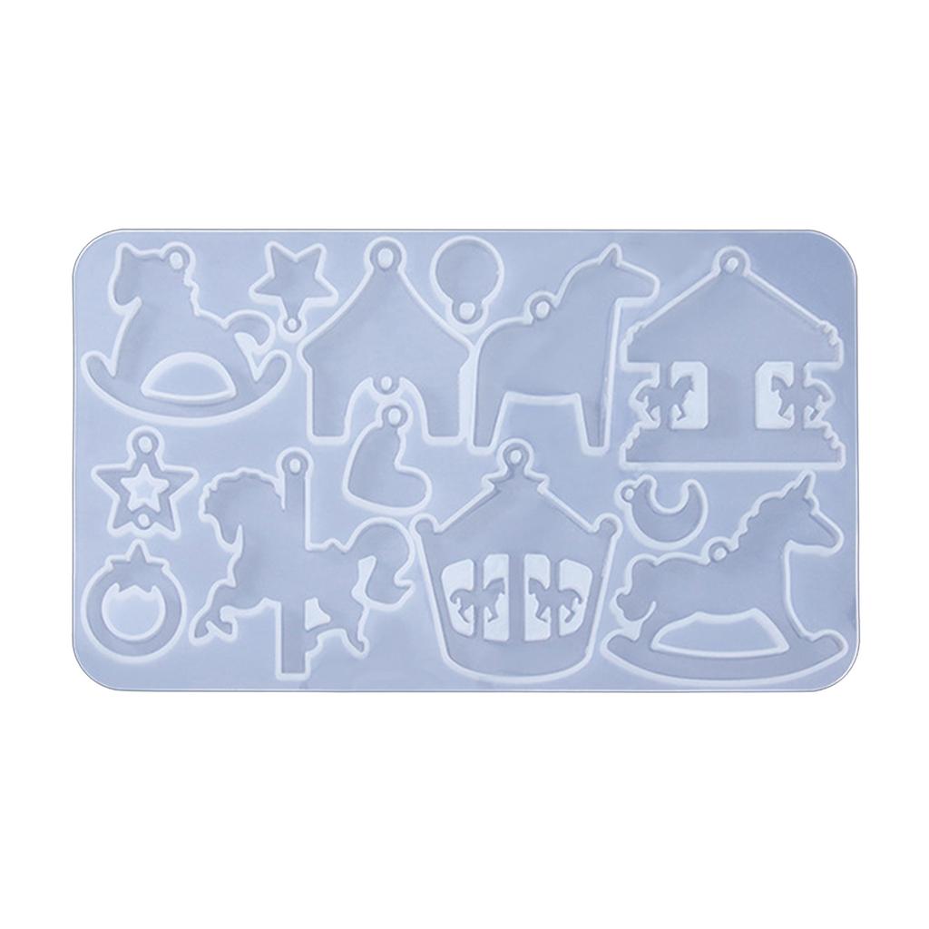 Molde de Silicona para Pendientes DIY Gotas de Oreja Cristal Molde de Resina Epoxi Irregular Anillos de Oreja Herramientas para Hacer Joyas Accesorio para Fiesta