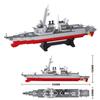 Sluban Kriegsschiff Militärisches Schlachtschiff Bootsmodellbau Flugzeugträger Zerstörer Sets Waffenbausteine Kreativ-Kits Blöcke Spielzeug