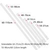 18-110cm Multi-size Spring Loaded Extendable Telescopic Net Voile Tension Curtain Rail Pole Net Rods Household Hanging Rods