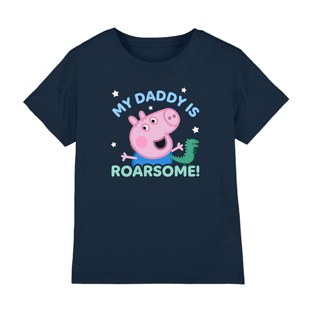Peppa Pig Childrens/Kids Roarsome Daddy George Pig T-Shirt