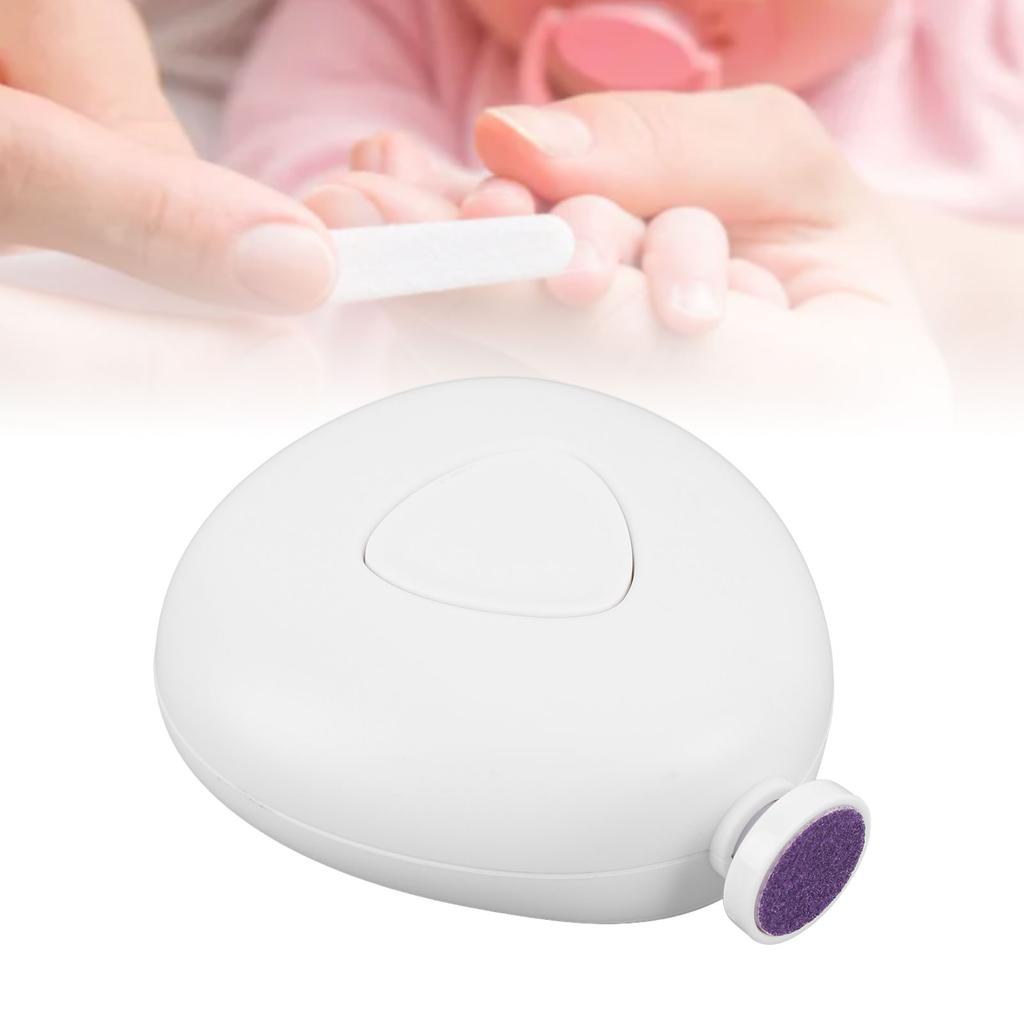 Elektrisk nagelklippare för spädbarn, reptålig, elektriskt säker, nagelfil för spädbarn, skötselkit med 6 sliphuvuden