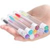 50pcs Reusable Eyelash Brush Tube Resin Drill Replaceable Eyebrow Brush Tube Mascara Wand for Eyelash Extendsion