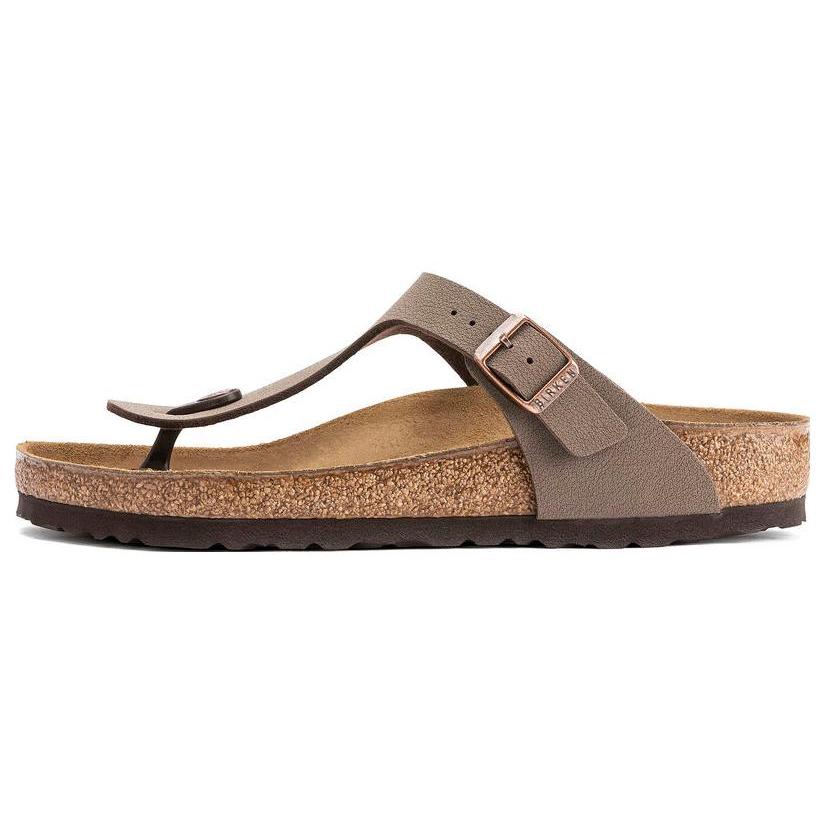 Кожаные шлепанцы Birkenstock Gizeh 0043753 38