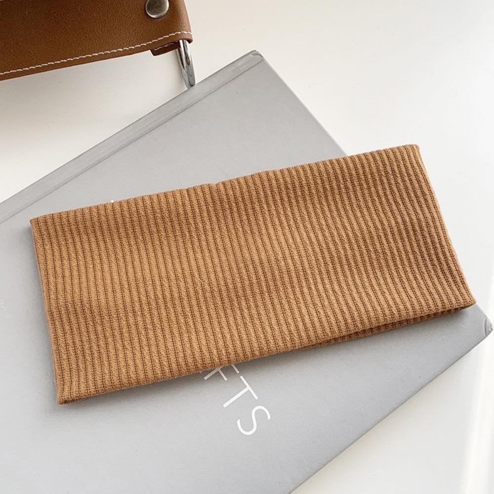 Women Solid Color Elastic Headbands Simple Fashion Hair Bands for Washing Face Makeup Sports Running Yoga
